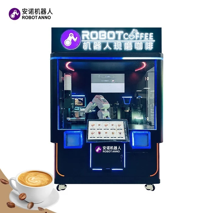 Automat na kávu s robotom AI